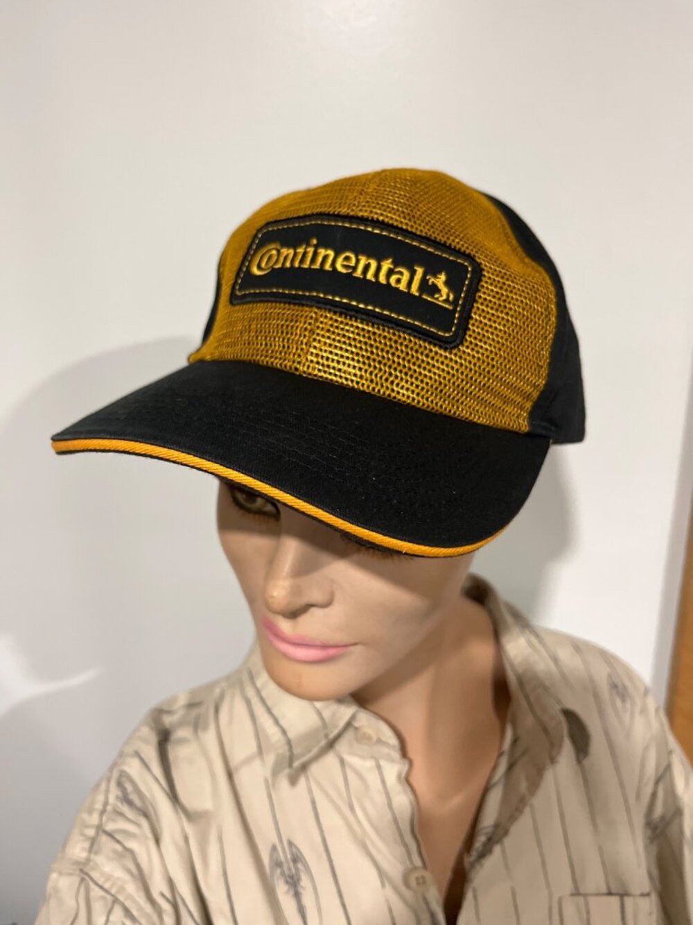 Continental Snapback Cap Black & Yellow by Martin Marketing